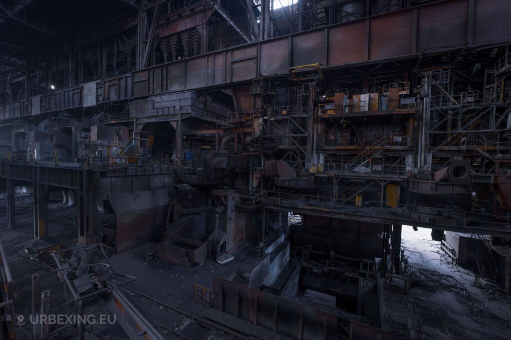 abandoned steel mill in liege