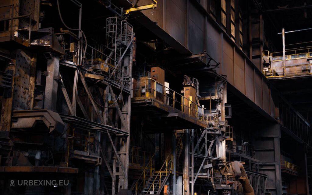 urban exploring steel factory belgium