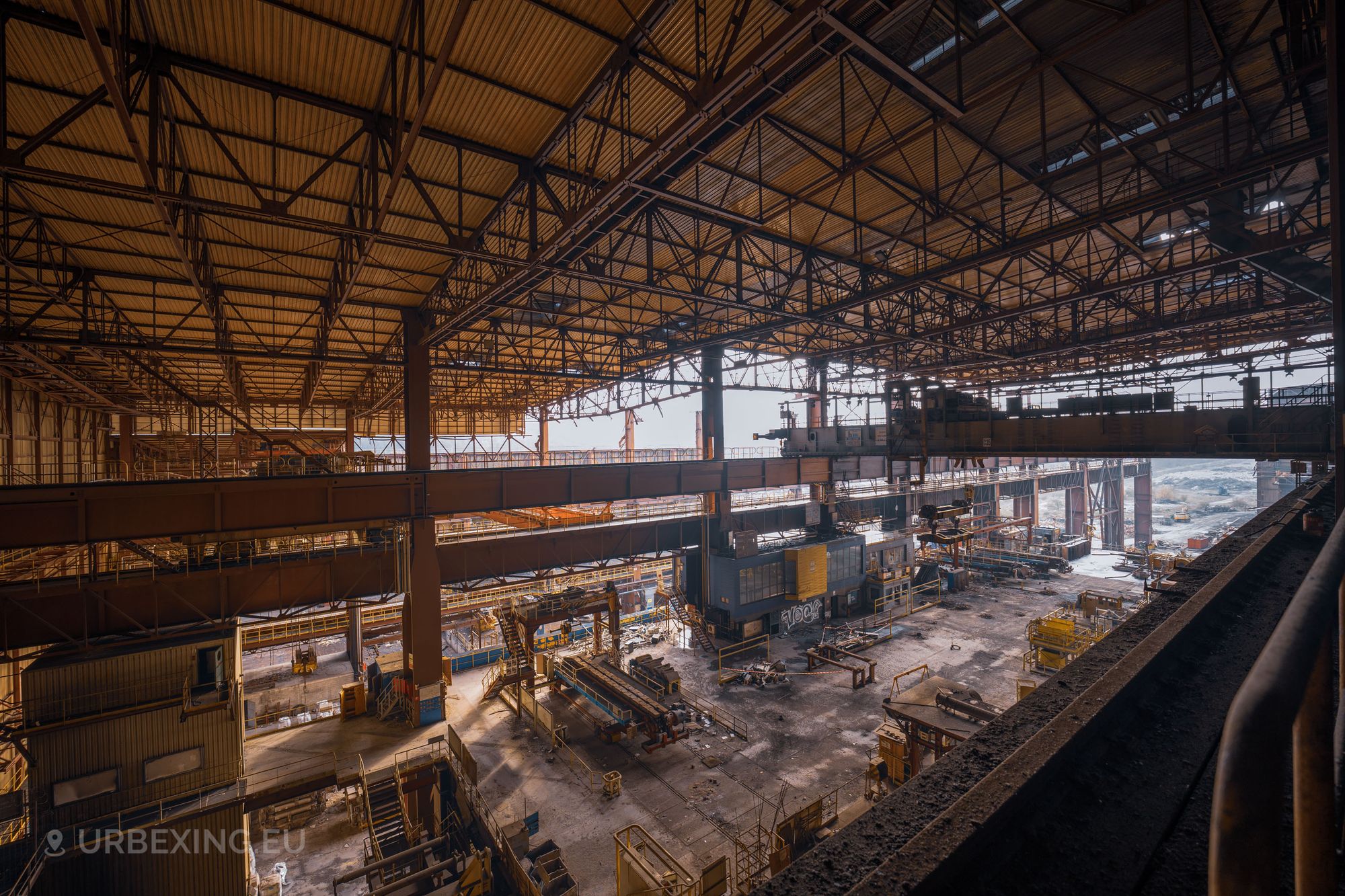 urbex steel factory steel mill liege