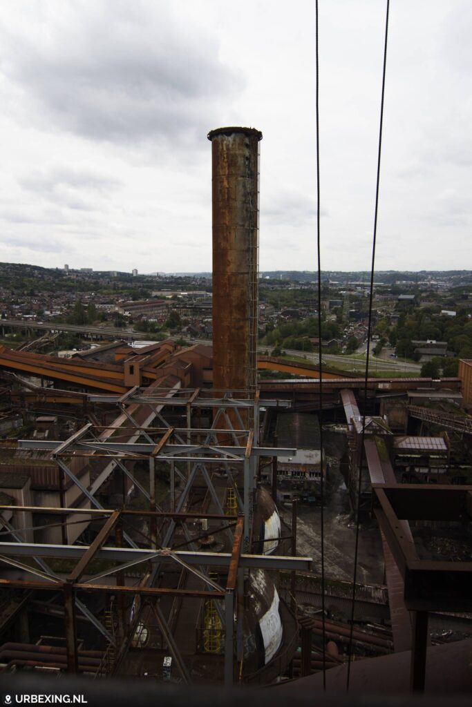 steel mill tower urbex