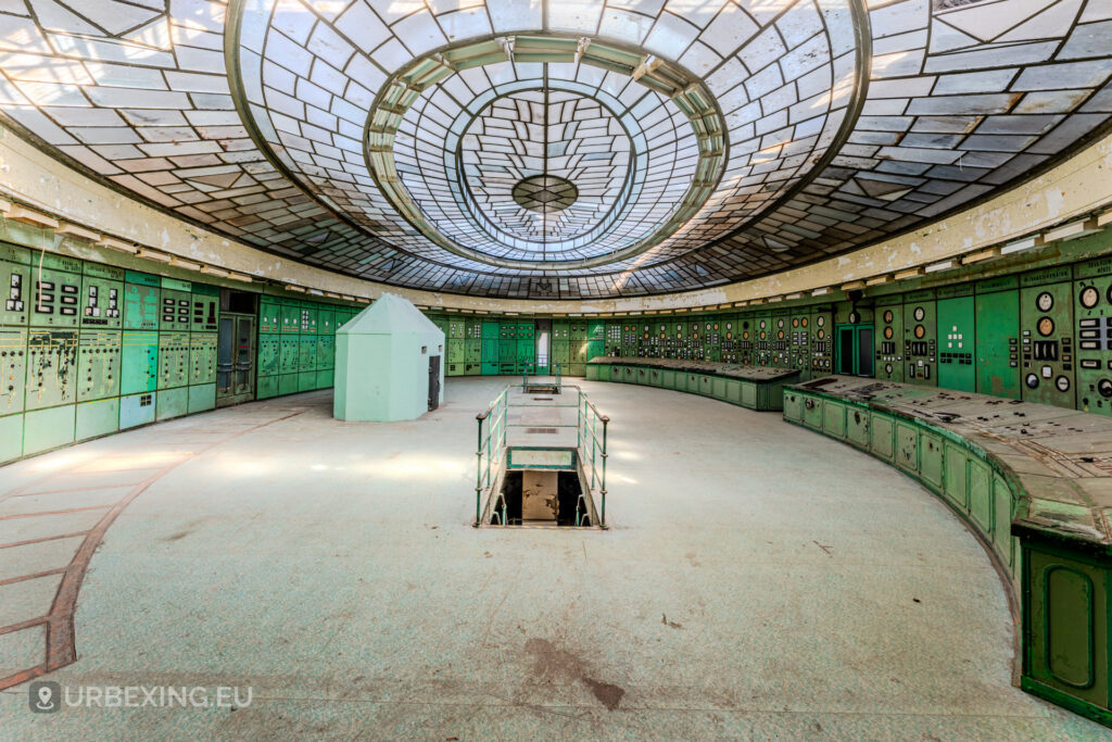 Kelenföld Power Plant control room cinematic lighting