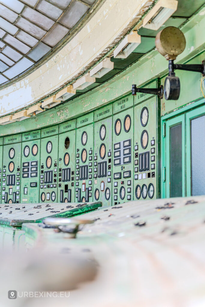 Historic control room Budapest industrial heritage
