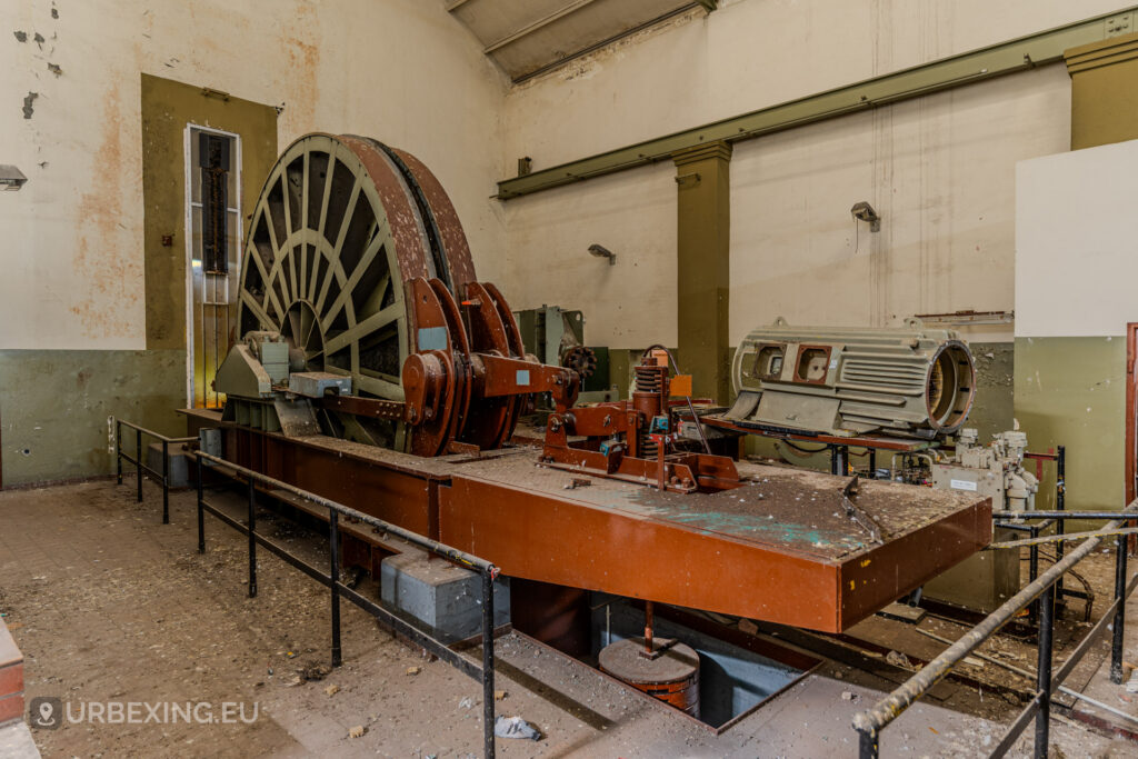 Former coal mine hoist at Niederberg in Neukirchen-Vluyn