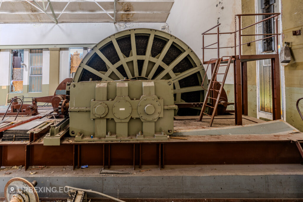 Mechanical details of Niederberg’s historic winding engine
